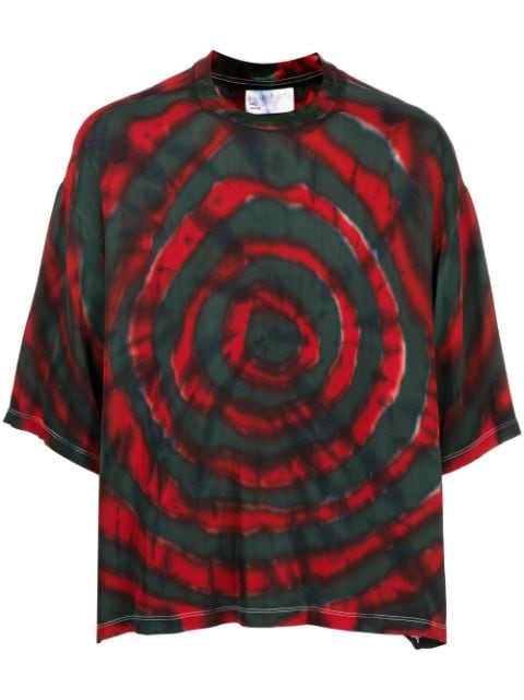 4SDESIGNS tie-dye print short-sleeved T-shirt 