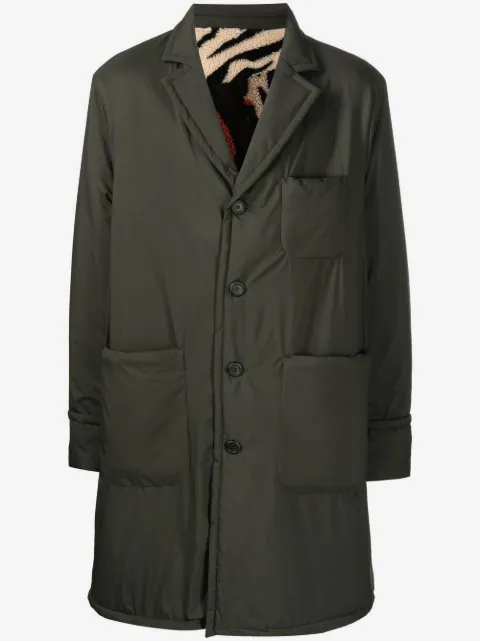 4SDESIGNS patch-pockets single-breasted coat 