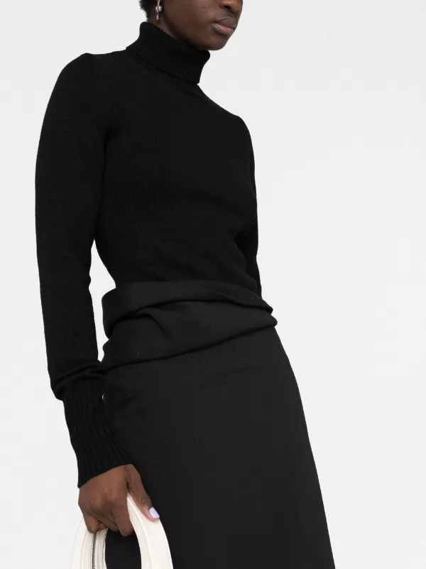 MM6 Maison Margiela open-back roll-neck Top - Farfetch