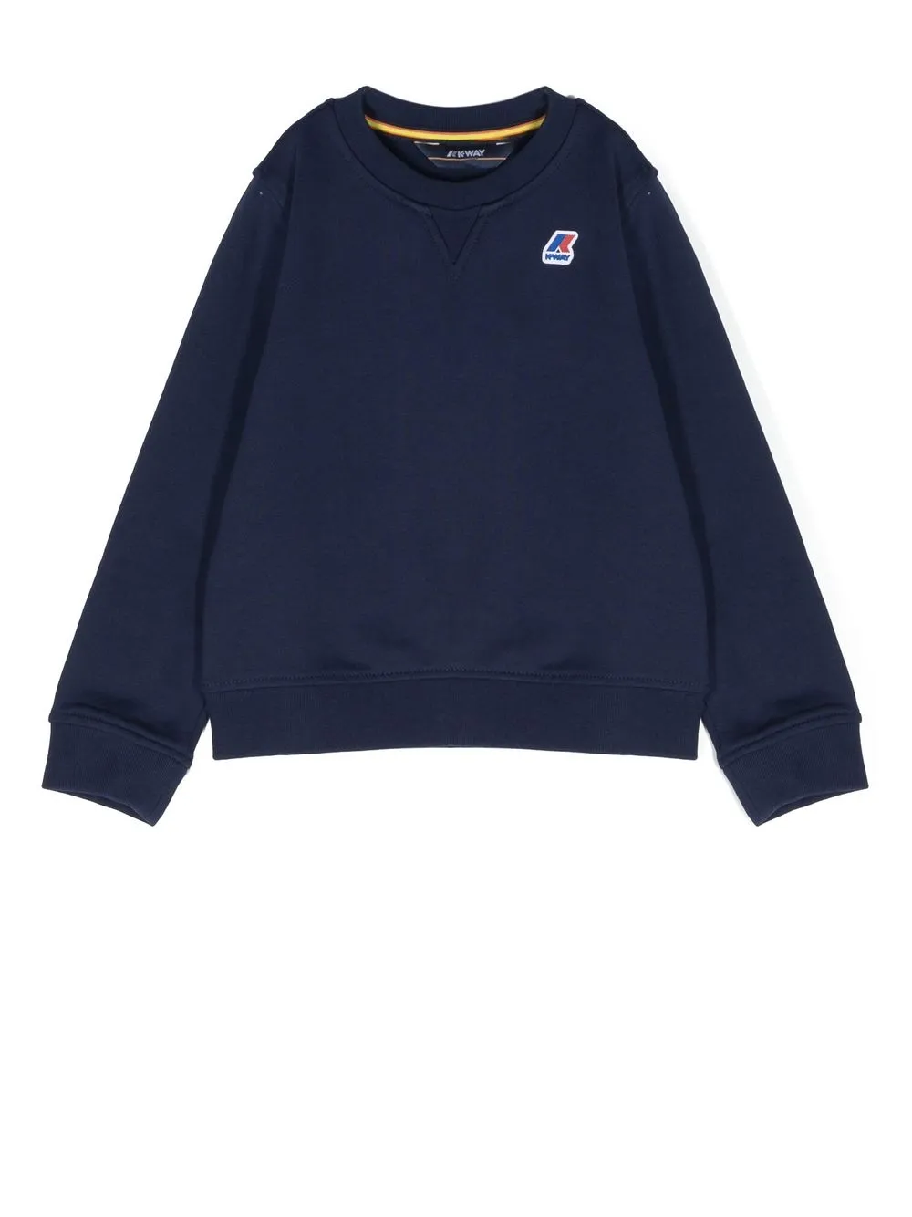 

K Way Kids Baptiste logo-patch sweatshirt - Blue