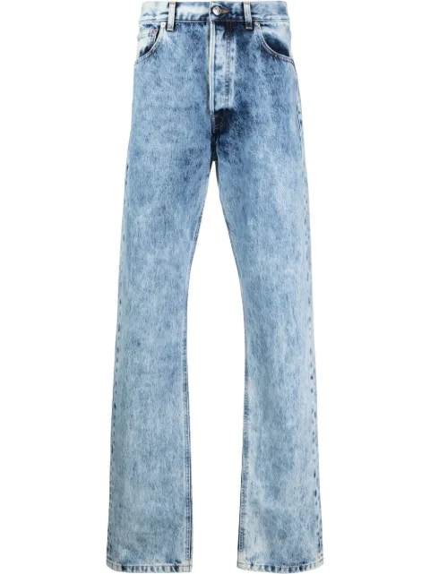 VTMNTS acid-wash denim jeans