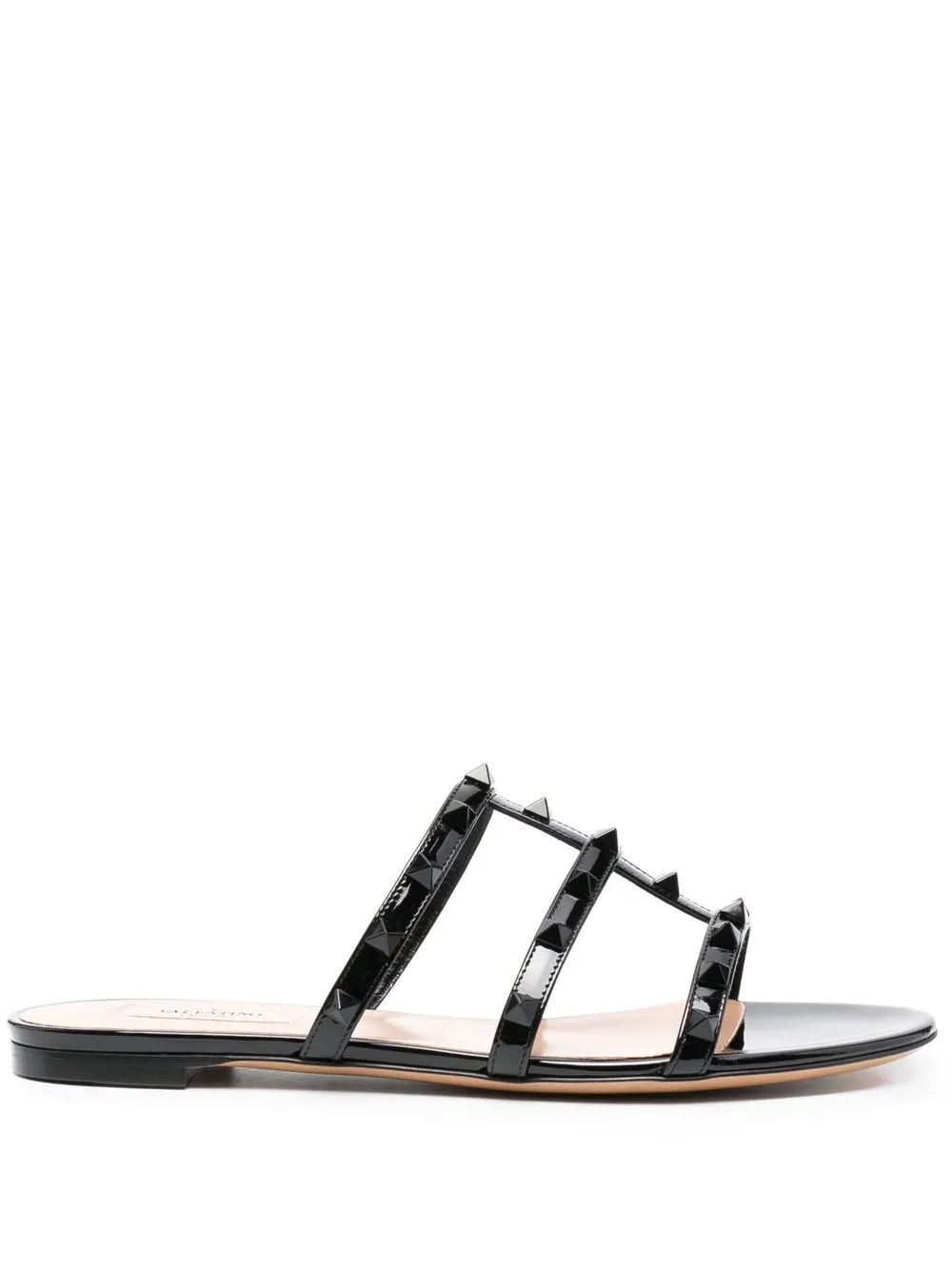 

Valentino Garavani Rockstud leather sandals - Black