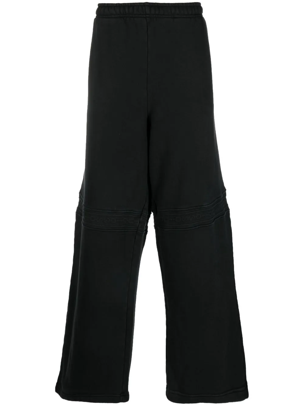 

Acne Studios pants con panel del logo - Negro