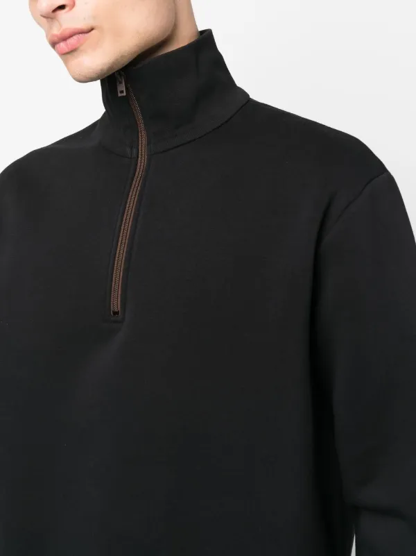 Acne Studios high-neck half-zip Sweatshirt - Farfetch