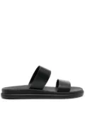 Ancient Greek Sandals Nicos leather slides - Black