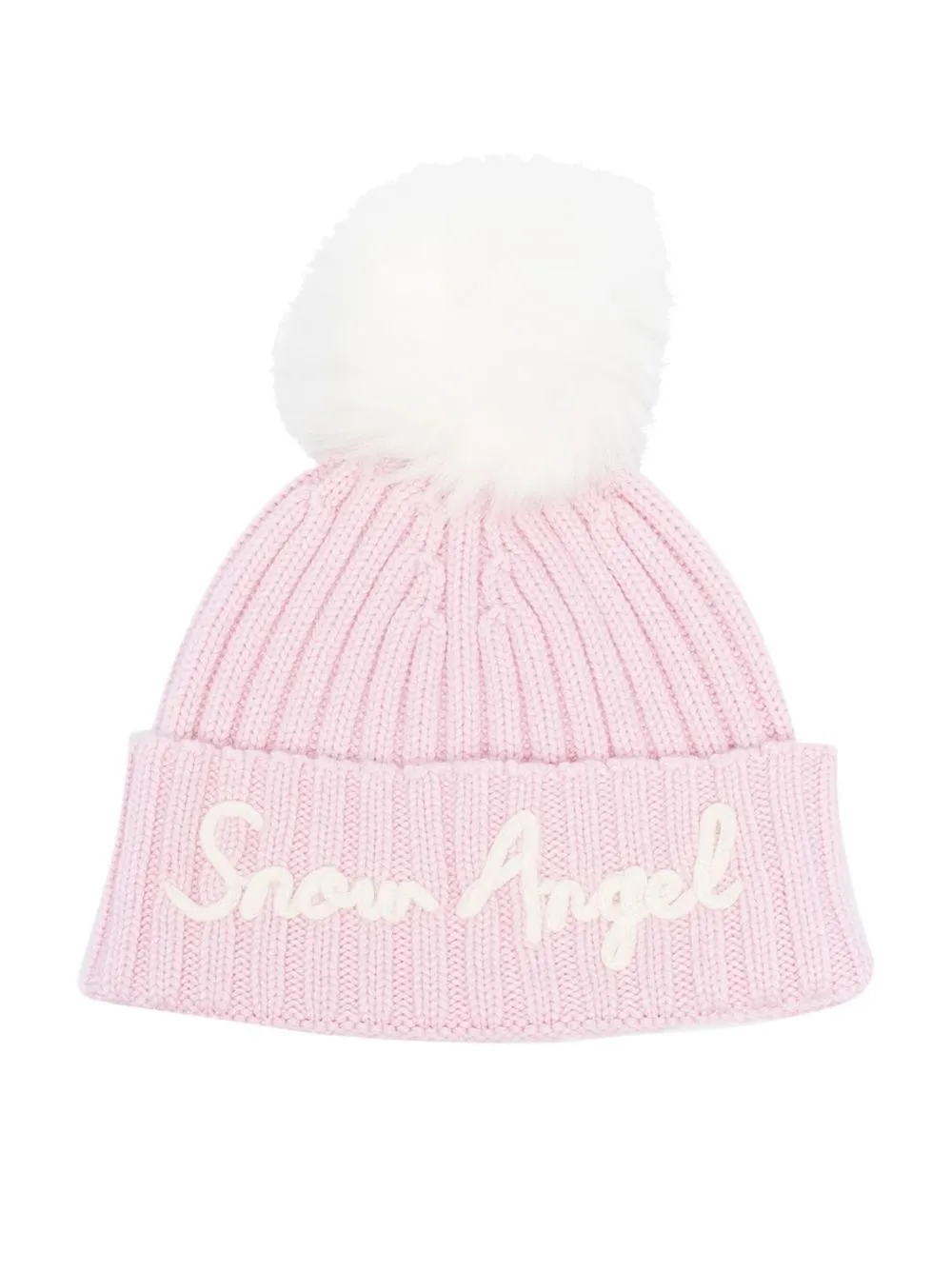 

MC2 Saint Barth Kids embroidered Snow Angel knit beanie - Pink