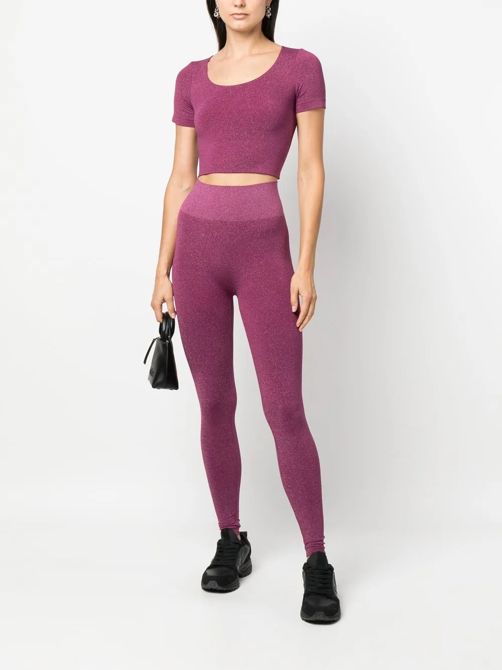 Wolford Cropped T-shirt - Roze