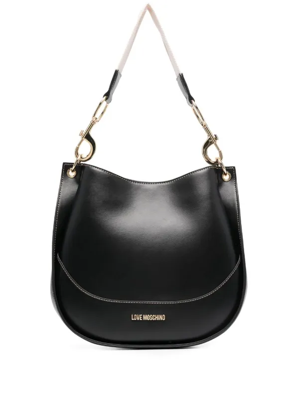 Moschino black shoulder online bag