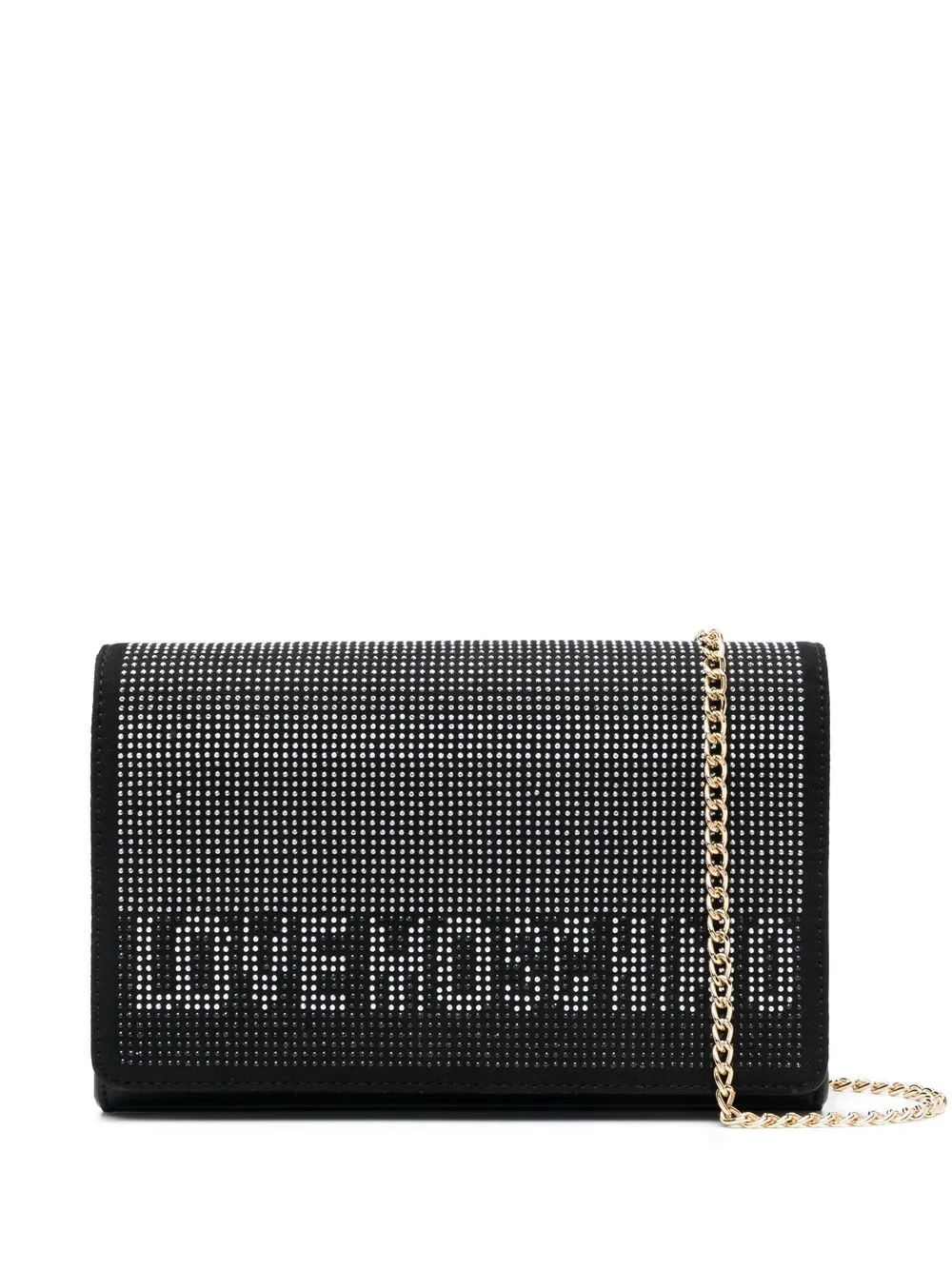 

Love Moschino stud-embellished logo crossbody bag - 00A - Nero