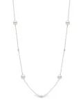 Yoko London 18kt white gold Akoya pearl necklace - Silver