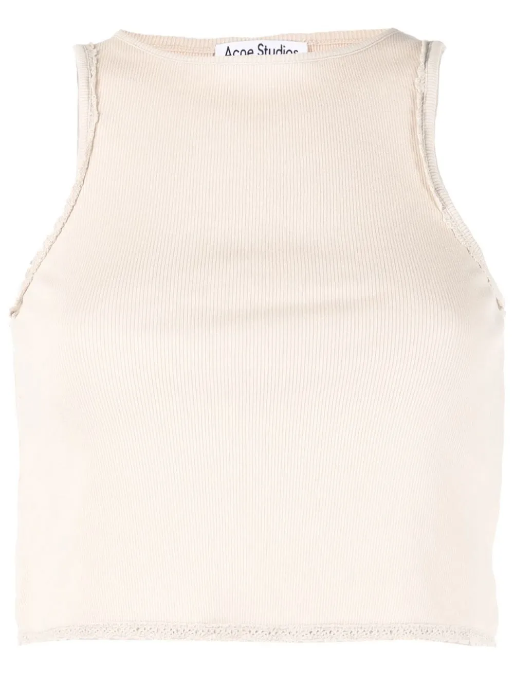 Acne Studios Cropped Tank Top - Farfetch