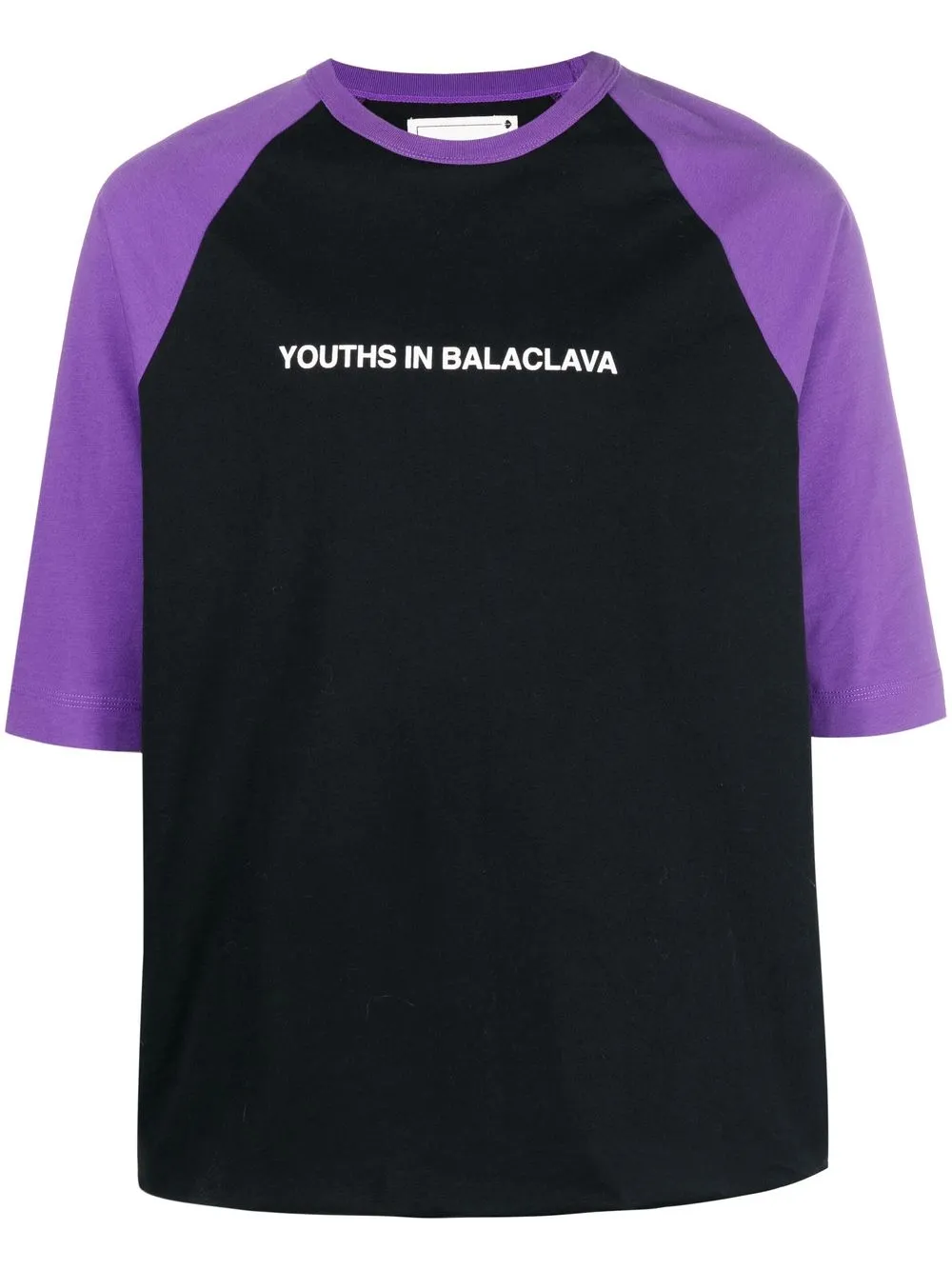 

Youths In Balaclava logo-print cotton T-shirt - Black