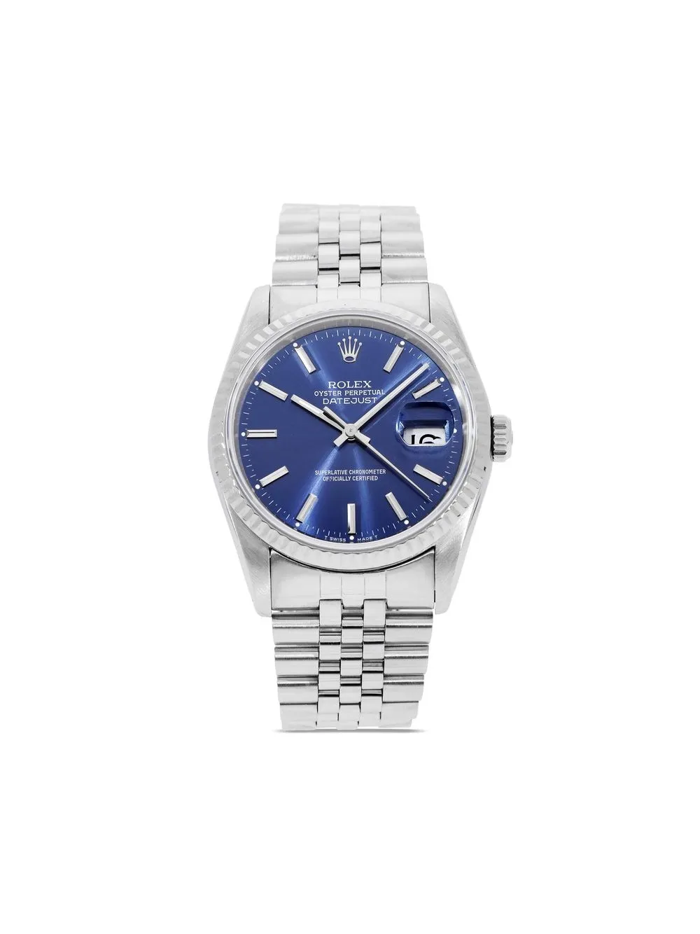 

Rolex 1991 pre-owned Datejust 36mm - Blue