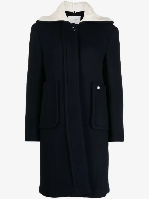 Low Classic manteau à simple boutonnage 