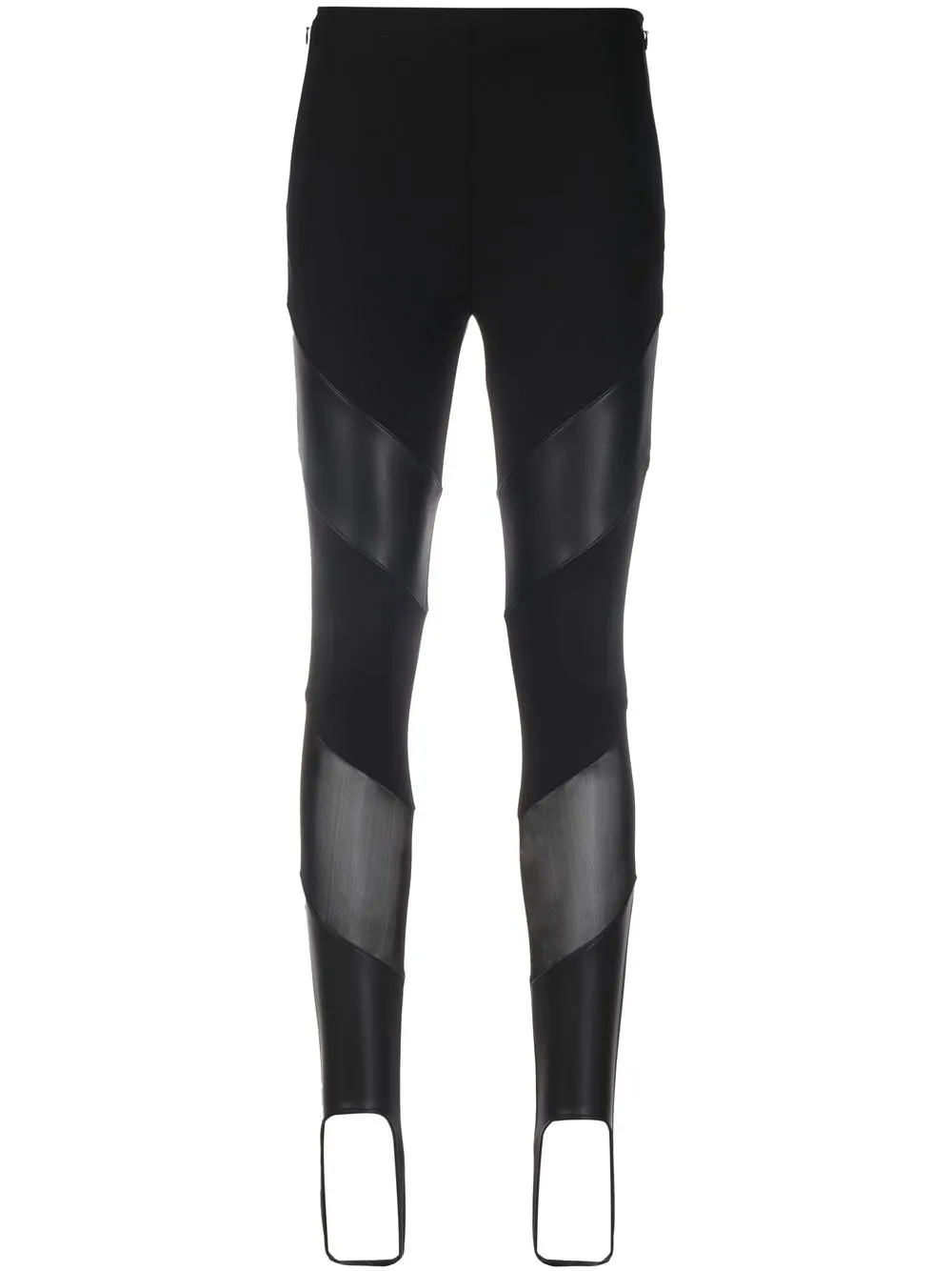 

Wolford stirrup cuff panelled leggings - Black