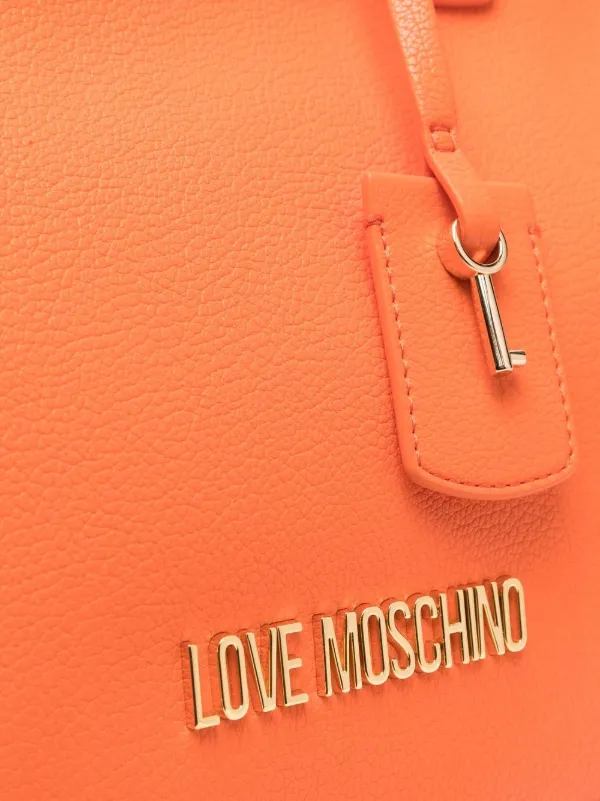 Moschino best sale orange bag