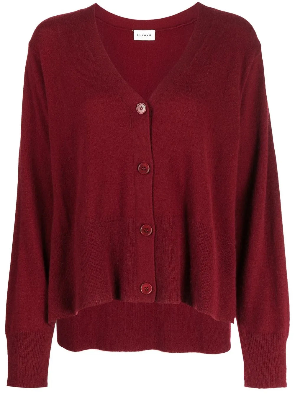 

P.A.R.O.S.H. V-neck cashmere cardigan - Red