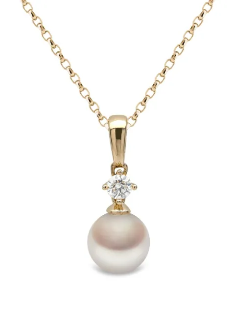 Yoko London 18kt yellow gold Classic pearl necklace