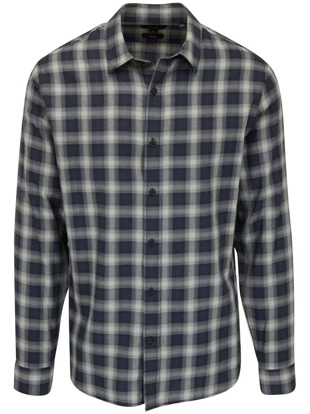 

Vince plaid-check print shirt - Black