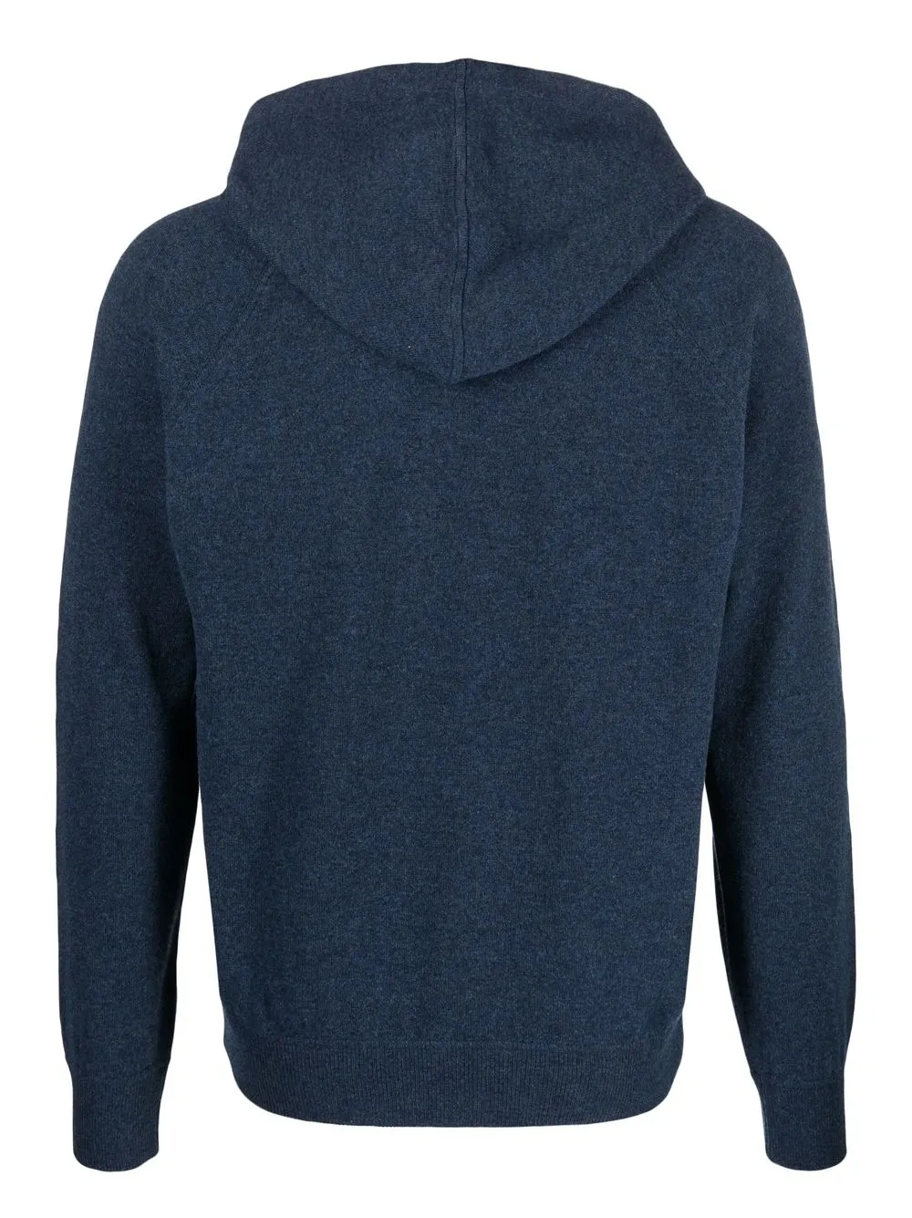 Barba Fijngebreide hoodie - Blauw