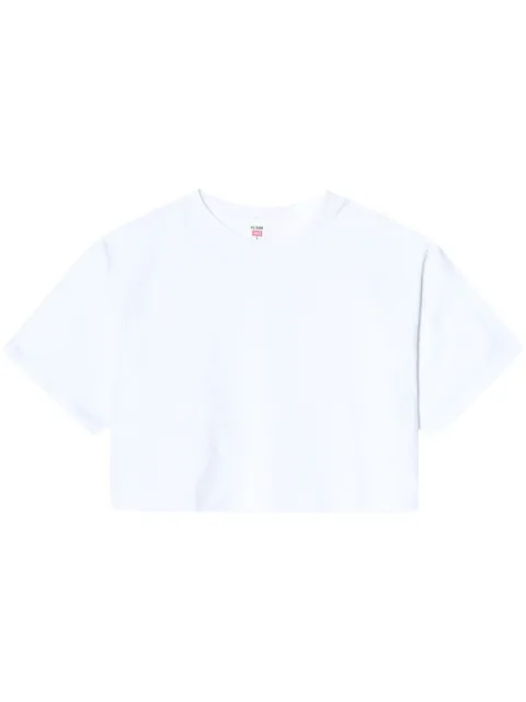 RE/DONE cropped T-shirt med korte ærmer