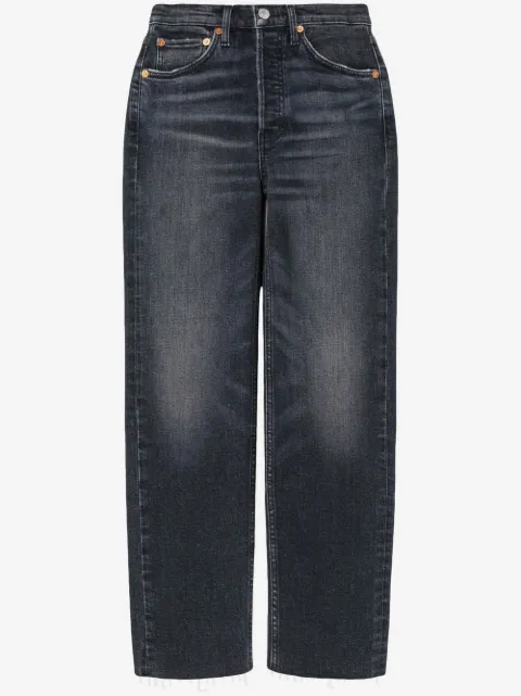 RE/DONE high-rise cropped jeans