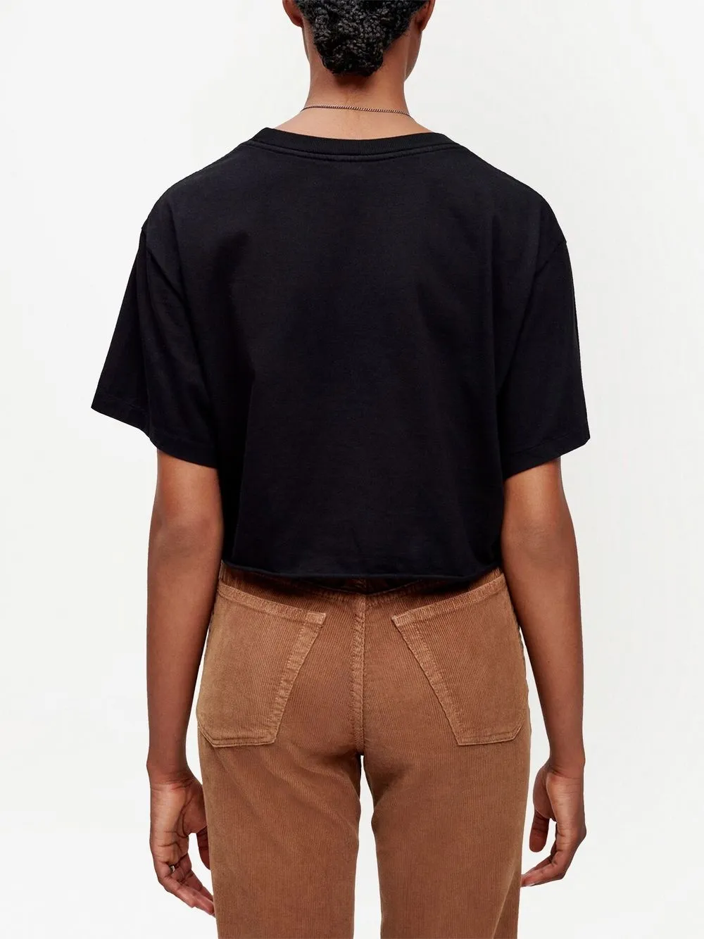 Re/done X Hanes Micro Tee In 黑色