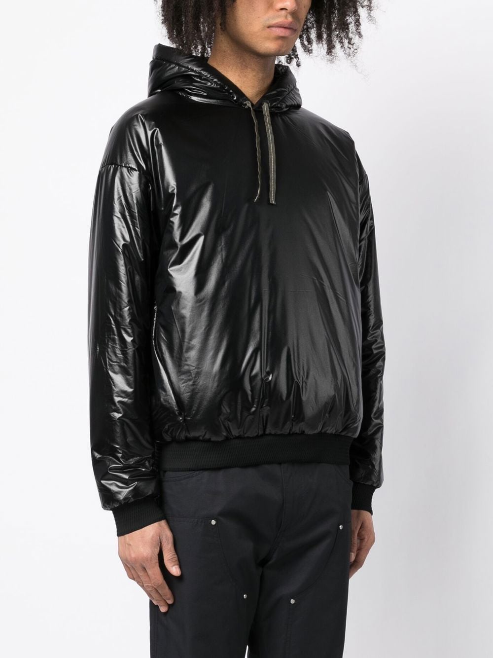 Shop Acronym Chunky Hooded Jacket In 黑色