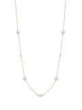 Yoko London 18kt yellow gold Akoya pearl and diamond necklace