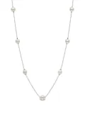 Yoko London 18kt white gold Classic pearl necklace - Silver