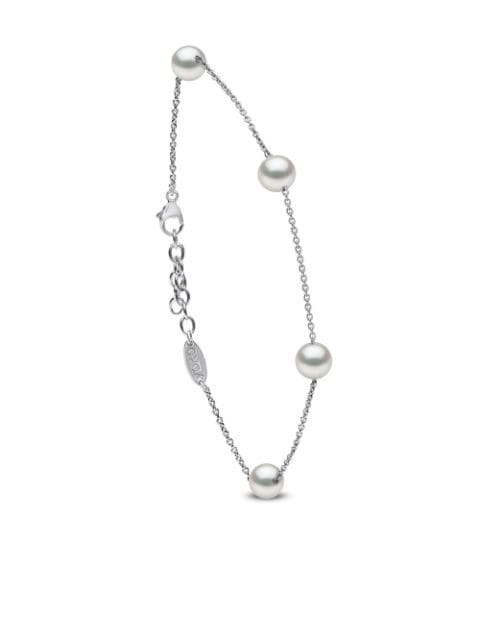 Yoko London 18kt white gold Classic pearl bracelet