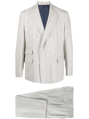 Completo doppiopetto Farfetch Abbigliamento Completi Set Bianco 