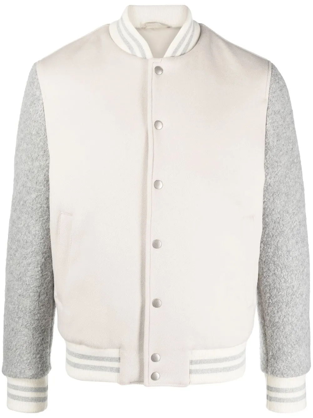 

Eleventy wool bomber jacket - Neutrals