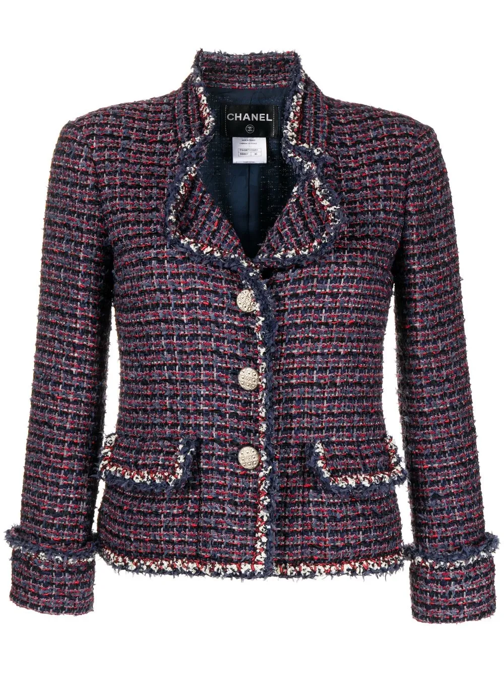 Tweed blazer Chanel Red size 38 FR in Tweed  31635685