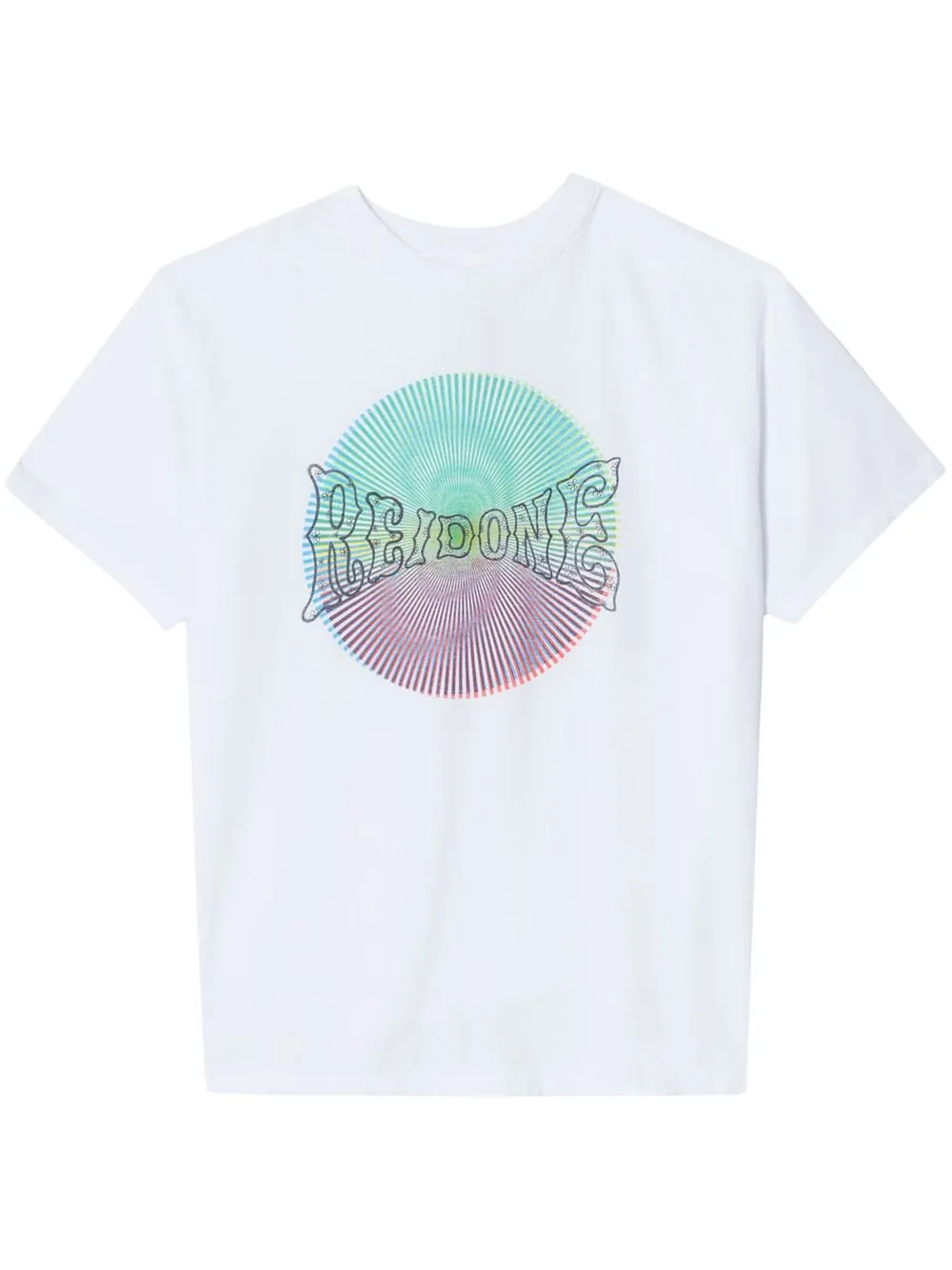 

RE/DONE graphic-print detail T-shirt - White