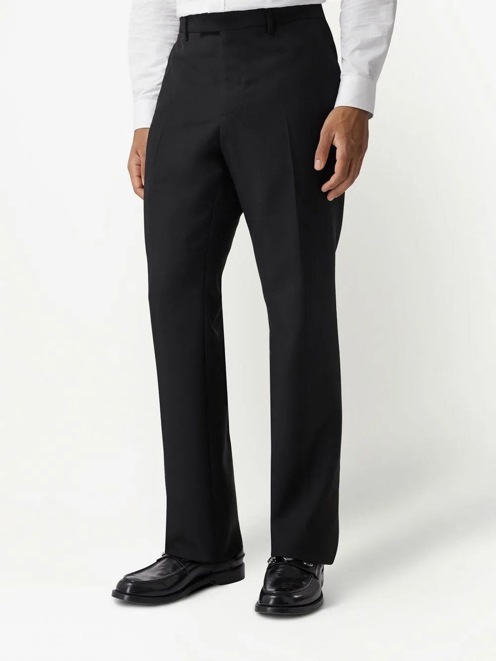 BURBERRY CLASSIC-FIT MOHAIR TAILORED TROUSERS