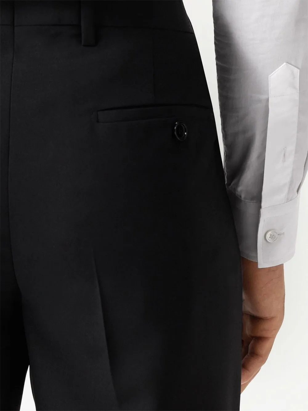 BURBERRY CLASSIC-FIT MOHAIR TAILORED TROUSERS