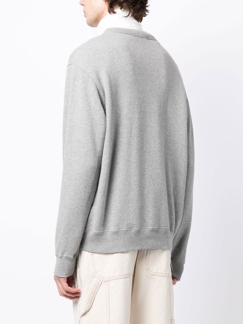 Shop Undercover Running Monks Logo-print Sweatshirt In Grey