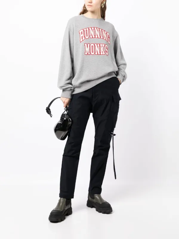 Undercover Running Monks logo-print Sweatshirt - Farfetch