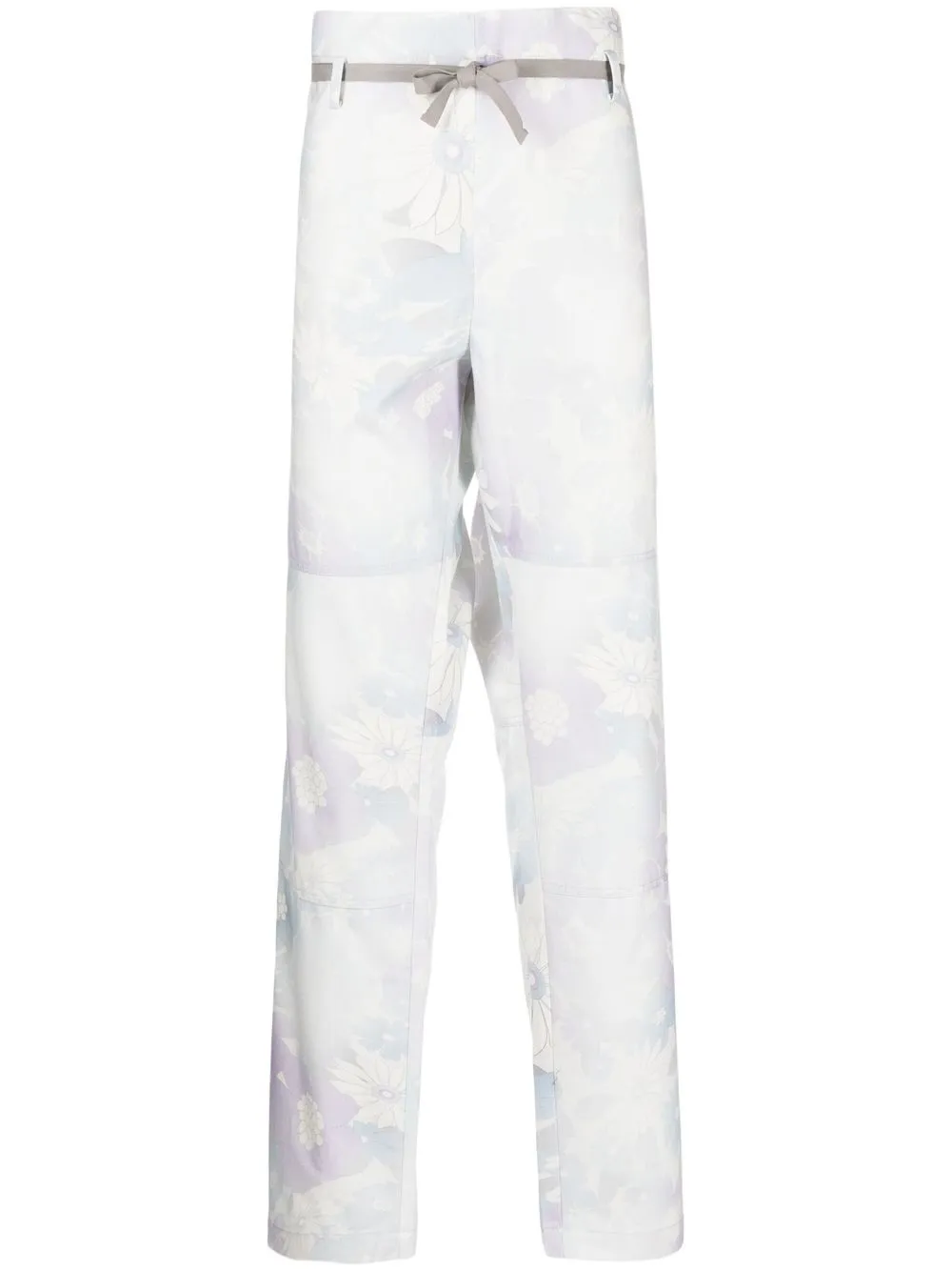 

Jacquemus pantalones con estampado floral - Blanco