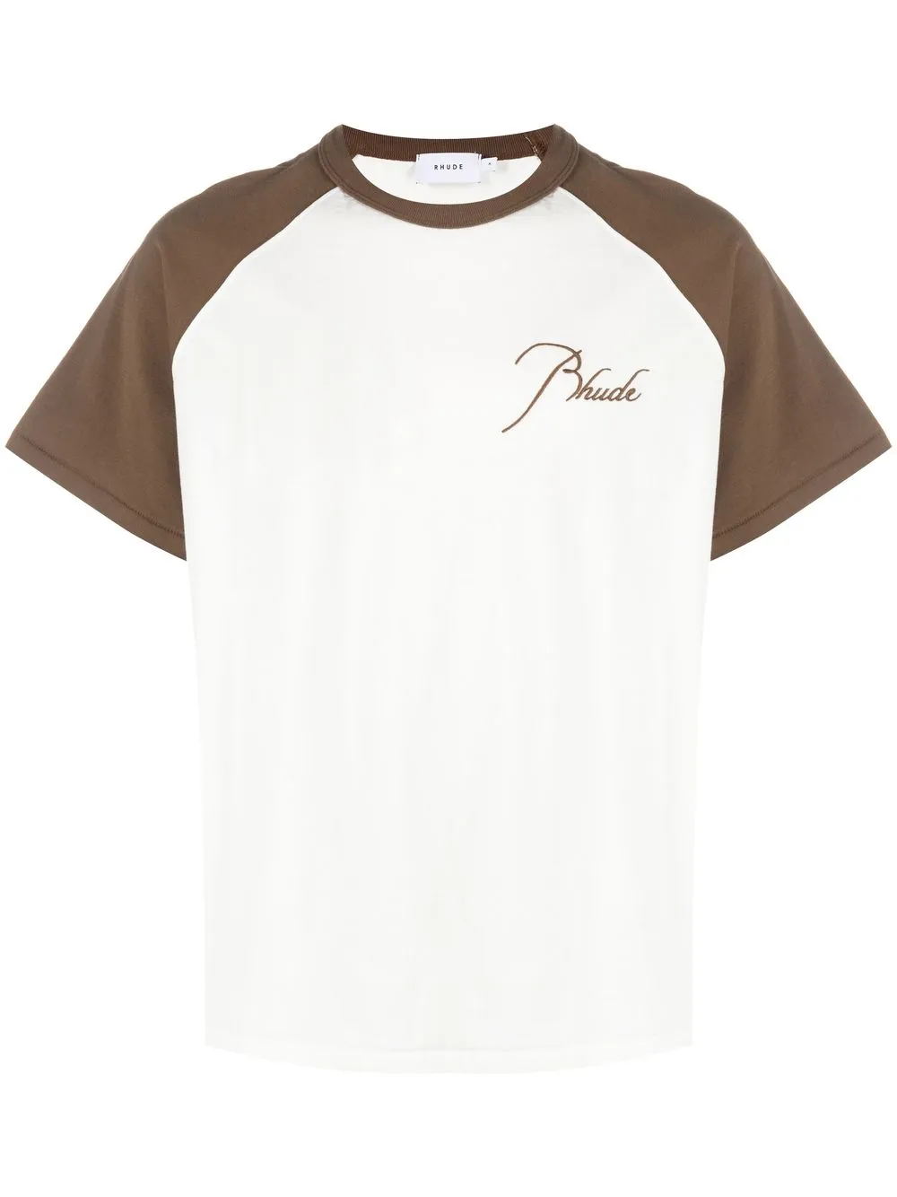 

Rhude logo-embroidered T-shirt - White