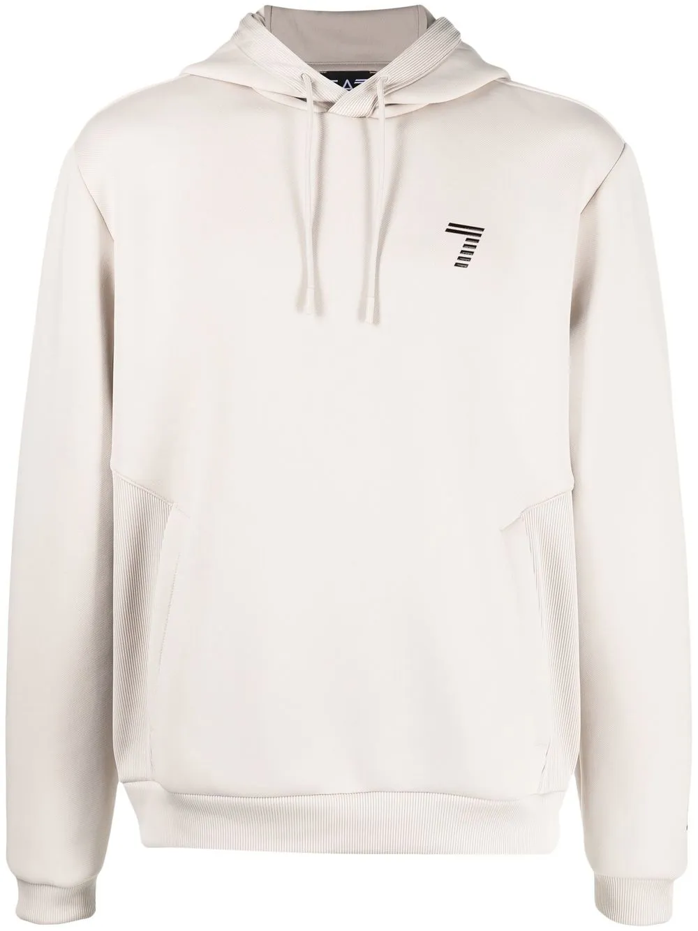 

Ea7 Emporio Armani hoodie con logo estampado - Neutro