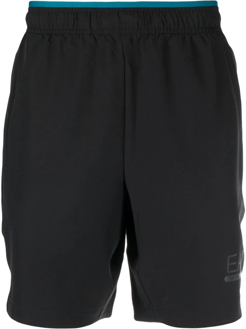 

Ea7 Emporio Armani shorts deportivos con logo estampado - Negro