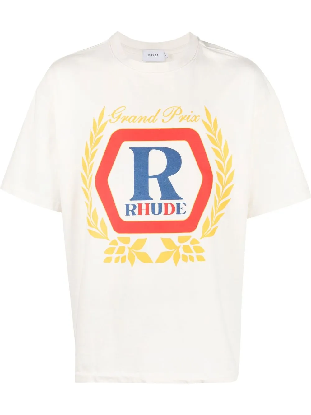 

Rhude logo-print T-shirt - White
