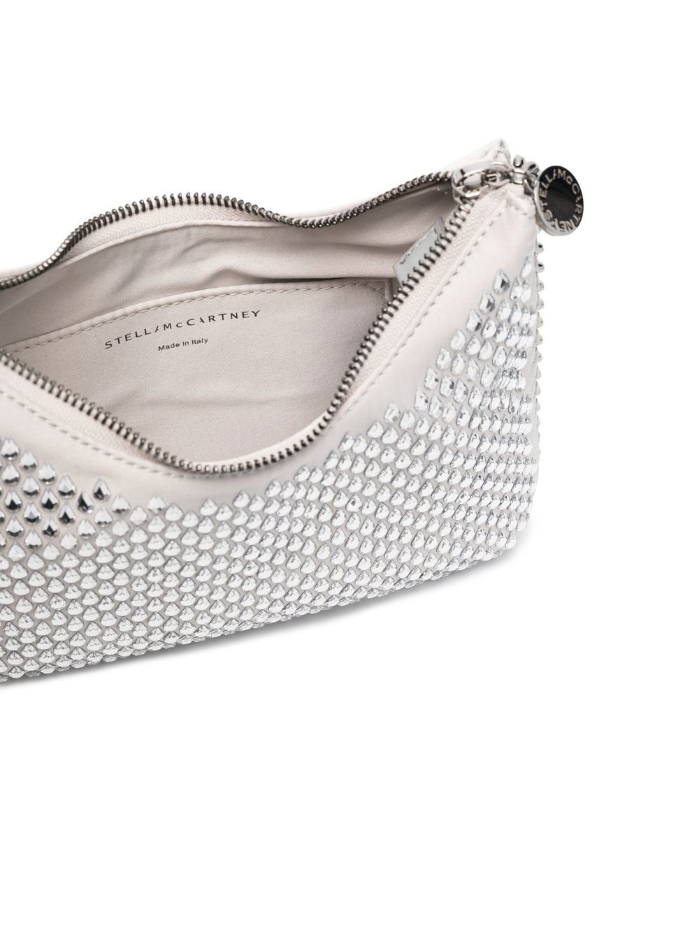 Stella McCartney Falabella crystal-embellished clutch bag Women