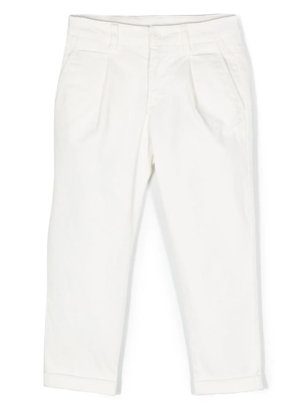 

DONDUP KIDS pantalones con pinzas - Blanco