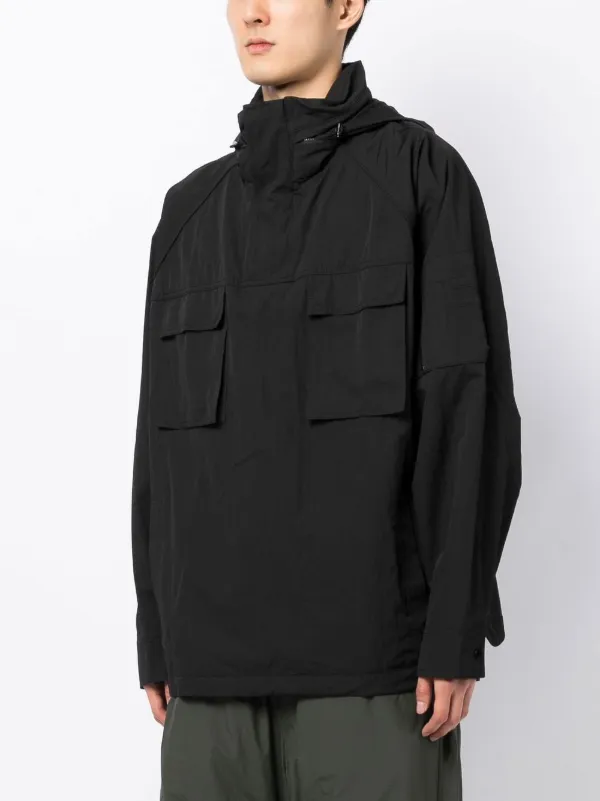 Juun.J フーデッド ジャケット | ブラック | FARFETCH JP
