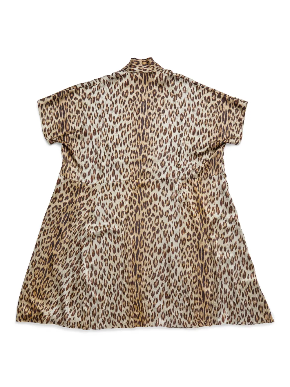 balenciaga leopard dress