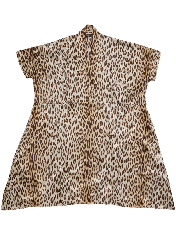 Balenciaga hot sale leopard dress