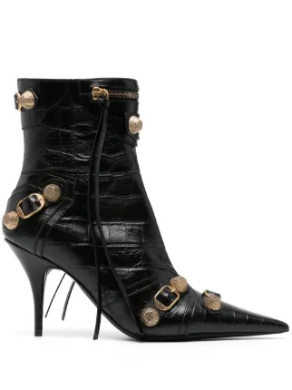 【BALENCIAGA】CAGOLE 90MM ブーツ Balenciaga Cagole 90mm ブーツ | ブラック | FARFETCH JP